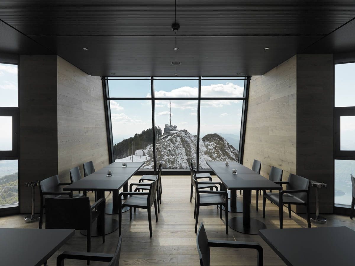 Restaurace Stone Flower, Mario Botta