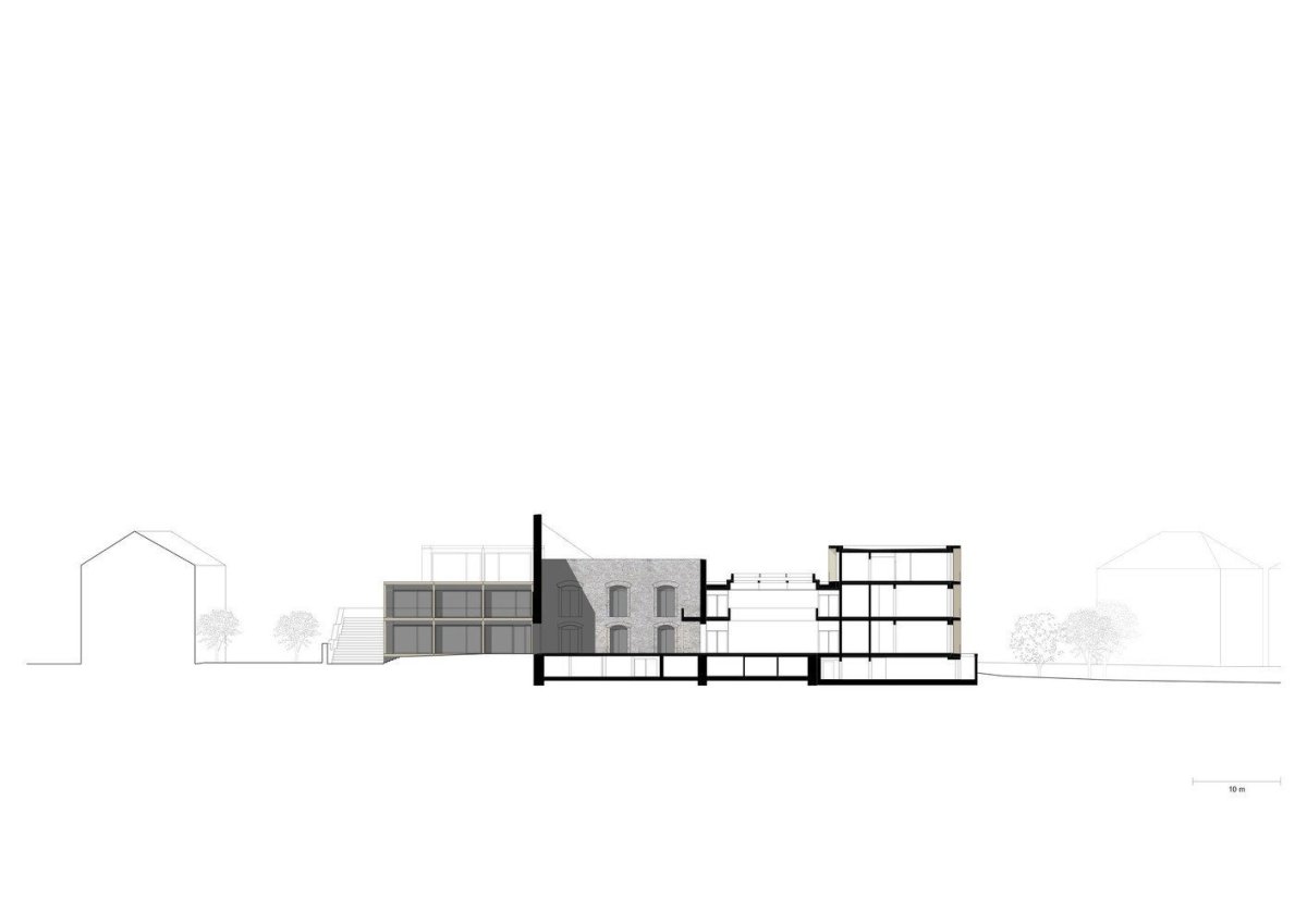 Jacoby Studios Headquarters, pohled, David Chipperfield Architects