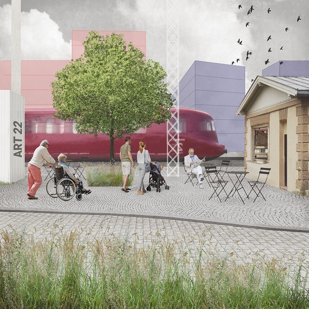 Vizualizace - Vstupní brána Uhříněvsi, společně s CCEA MOBA, Alice Boušková - 2022