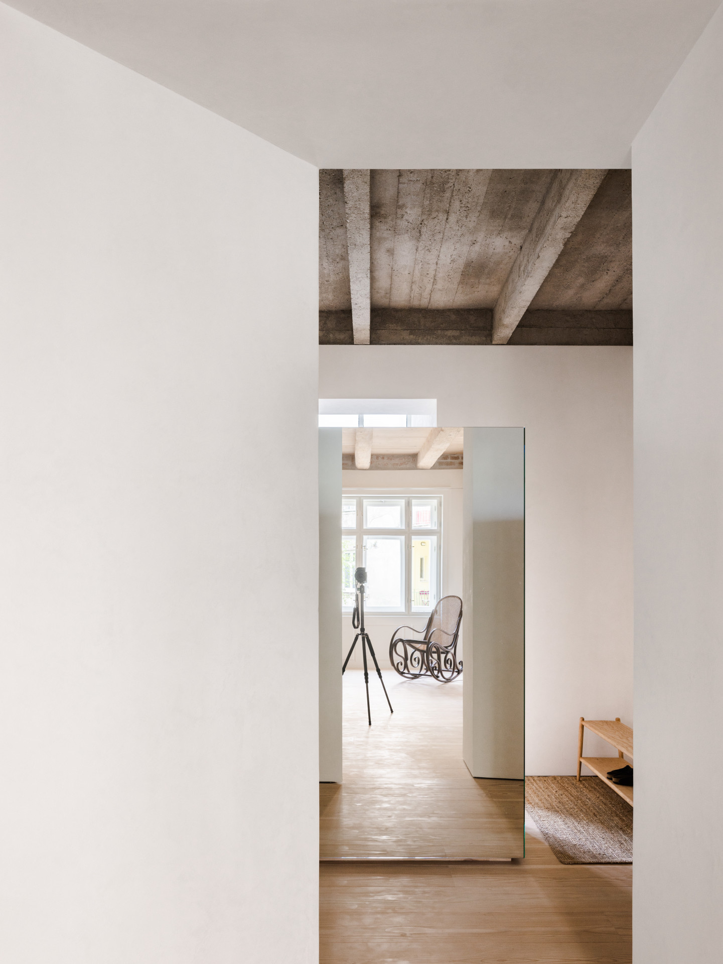 Byt v Bratislavě na Starém Mestě - rekonstrukce podle návrhu Martina Skočka