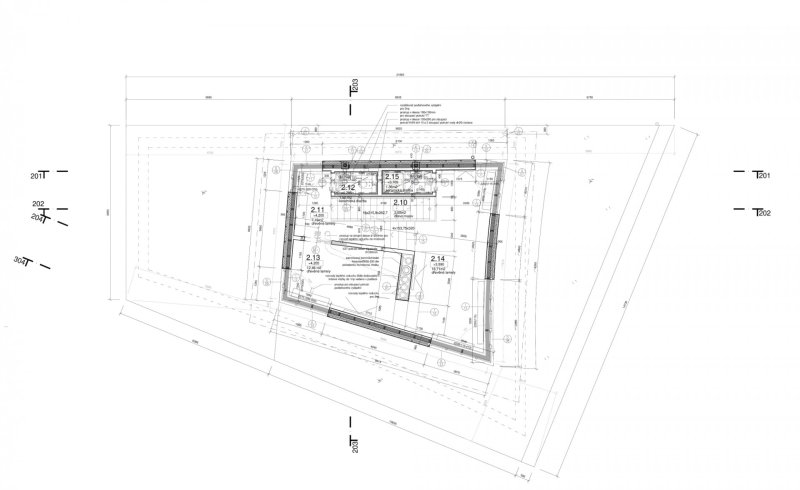 Letní dům u Štěchovic, Znamení čtyř - architekti, půdorys