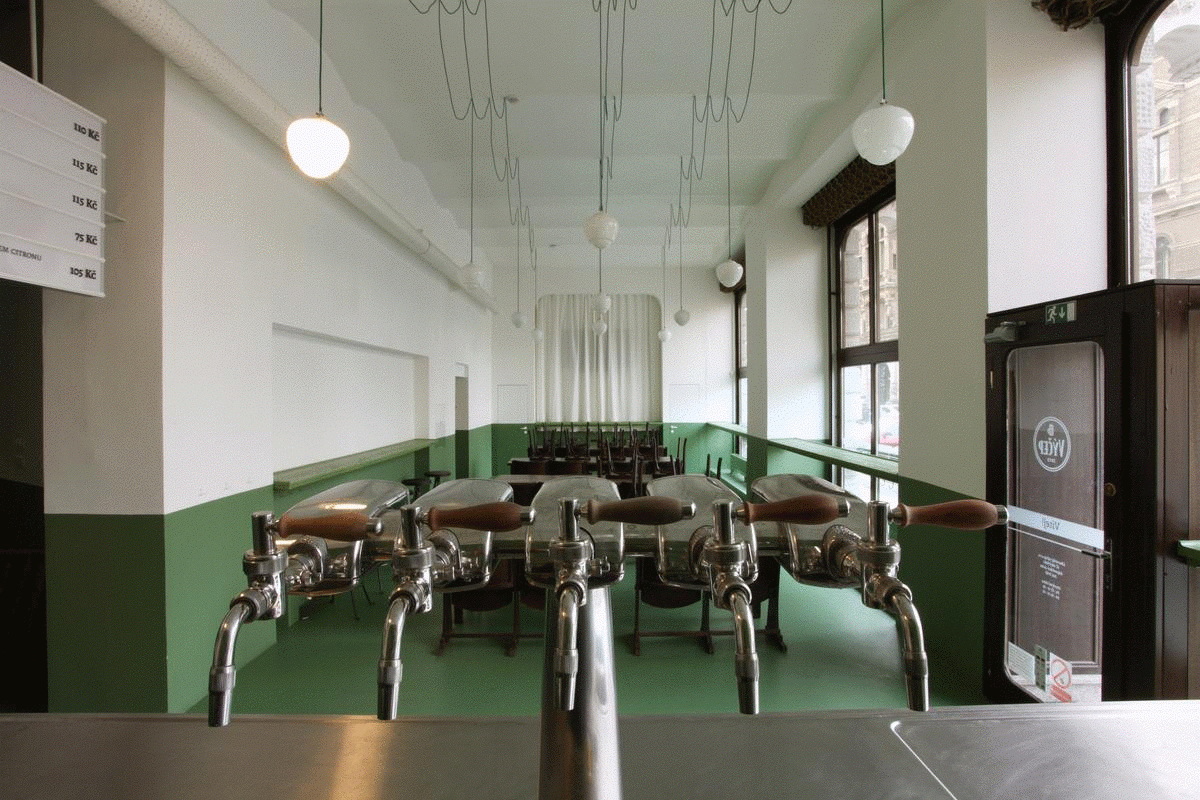 Pivnice Výčep, Mimosa architekti, gif