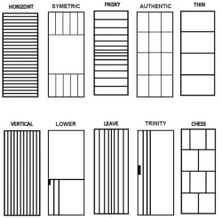 Minimalistické dveře IDEA