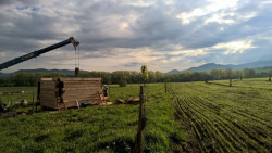 treea, Pustovňa Antona Srholca, průběh výstavby – foto