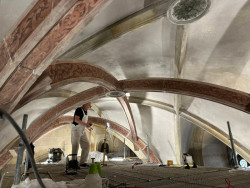 Pokračují opravy katedrály sv. Víta, Václava a Vojtěcha. 