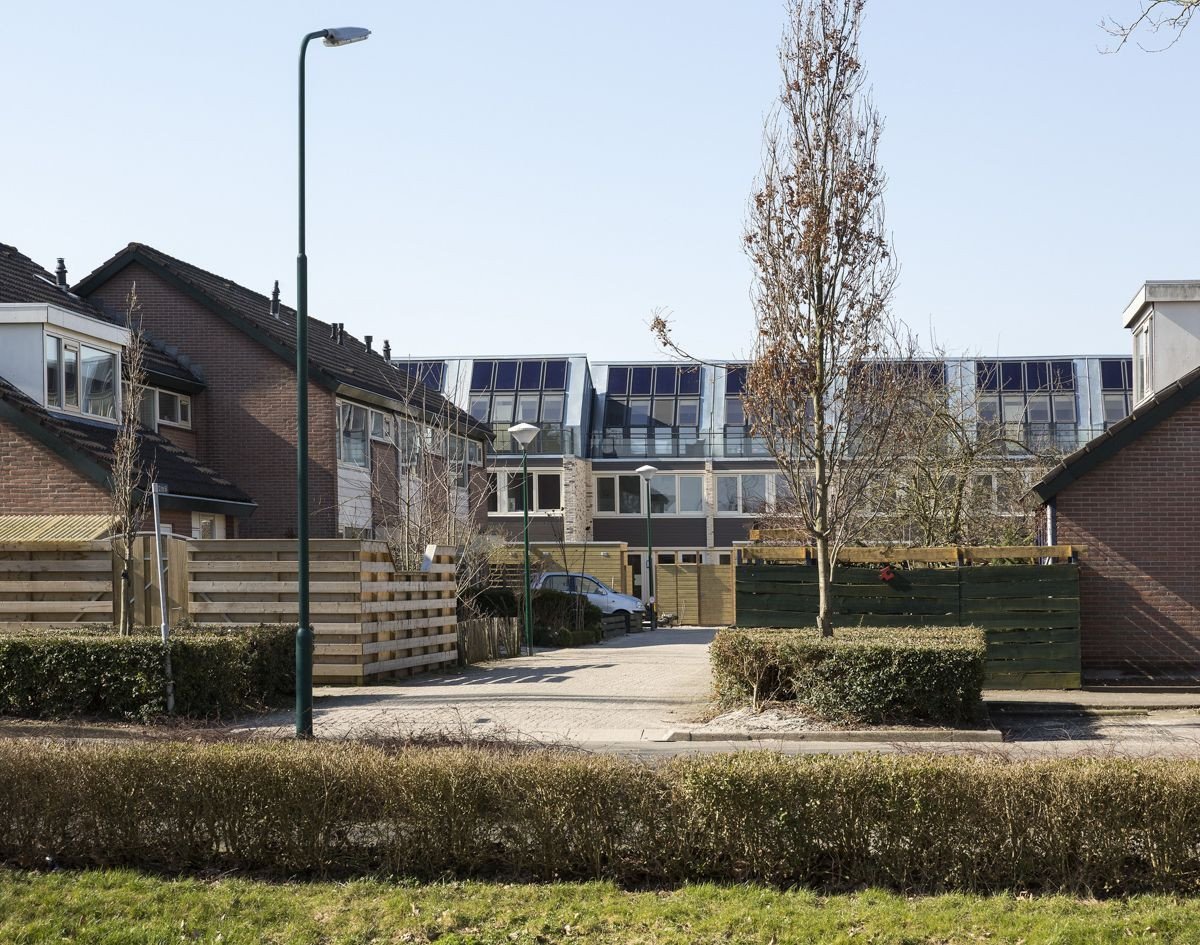 De Poorters van Montfoort, řadové domy v aktivním standardu, BouwhulpGroep, foto