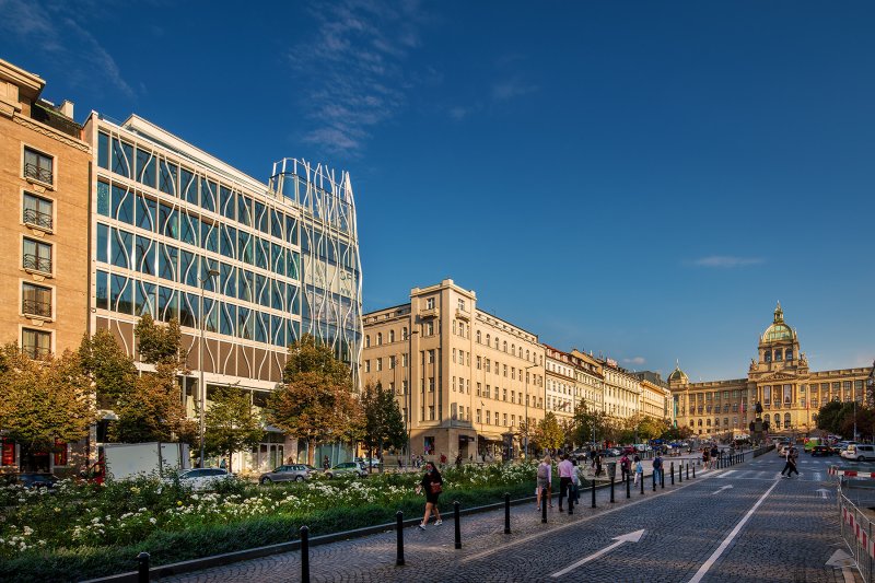 Flow Building na Václavském náměstí