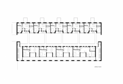 Jiří Valenta, Bytový dům / Hrádek nad Nisou, půdorys 4. NP - foto
