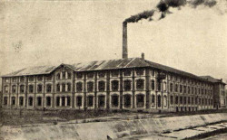 Obr. 1: Tkalcovna Berov & Hořínek v Sofii ve 30. letech 20. století, archivní fotografie.