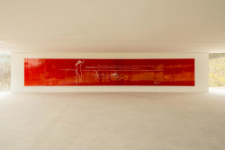 Pavilon podle návrhu Oscara Niemeyera v Provence