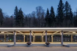 Lázeňská kolonáda v Luhačovicích prošla kompletní obnovou do původního stavu z přelomu 40. a 50. let 20. století. Foto: RAKO