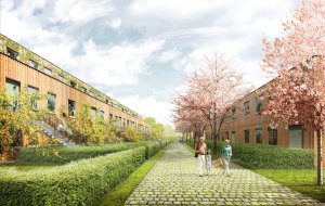 Návrh čtvrti Chytré Líchy v Židlochovicích, Pelčák a partner architekti, řadové domy