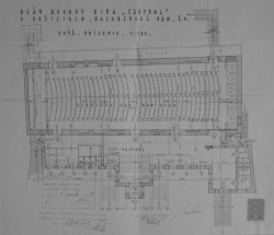 Kino Úsmev v Košicích, původní plány.