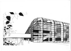 Výkresy tržnice od Ivana Matušíka