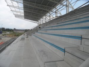 Košická fotbalová aréna, ADIF s.r.o., HESCON s.r.o. - foto z výstavby