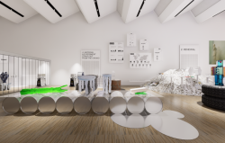 Vizualizace výstavy Made by Fire od edit! architects