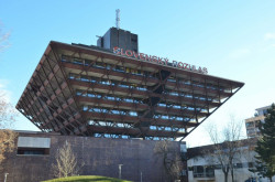 Budova Slovenského rozhlasu, Štefan Svetko, Štefan Ďurkovič a Barnabáš Kissling