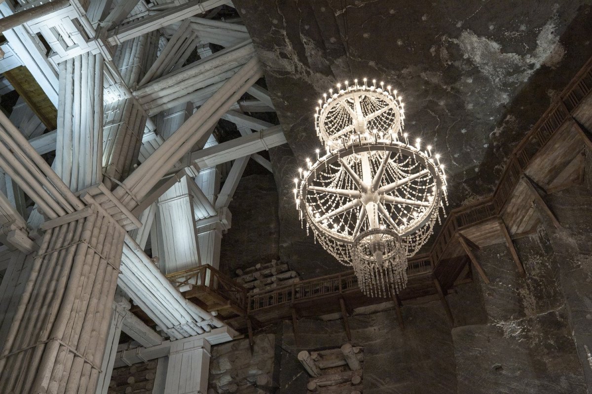 Podzemní prostory solného dolu Wieliczka