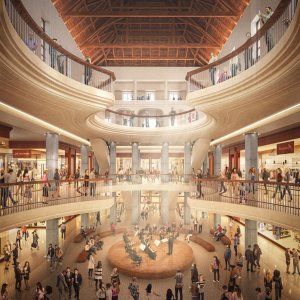 Vizualizace projektu - Praha, palác Savarin