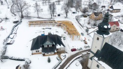 Fotografie ze stavby