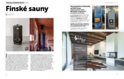 Téma finské sauny v nejnovějším číslo časopisu Kolem kamen