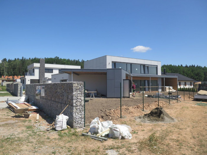 Pasivní RD v Borku u Českých Budějovic, Ing. Josef Vostracký - foto z výstavby