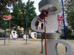 Obnovené hřiště ve Stromovce