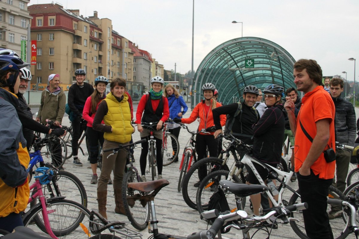 Ilustrační fotografie cyklovyjížďky na Dni architektury.