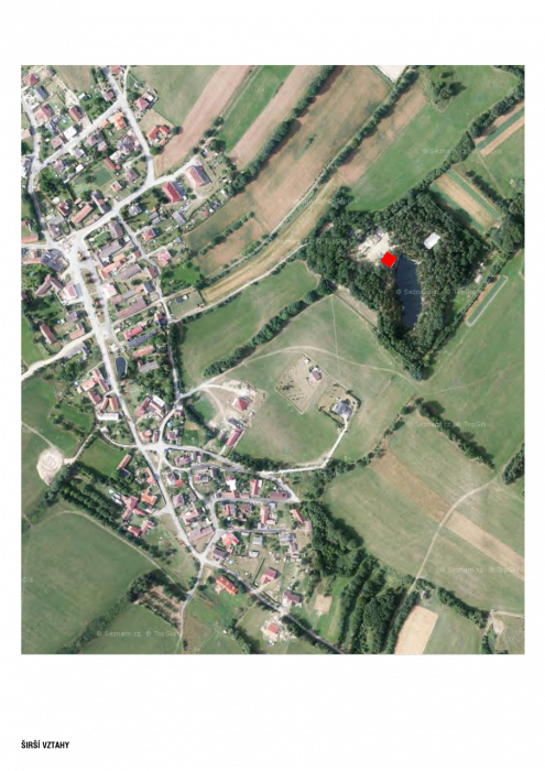 A69 architekti, Prototyp rodinného domu v Posázaví, situace širších vztahů – foto