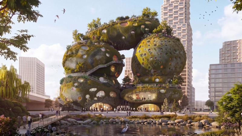 Rotterdam Rocks čili rotterdamské skály, stavba budoucnosti od ateliéru MVRDV