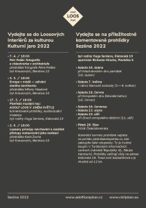 Loosovy interiéry se otevřou veřejným prohlídkám