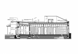 Dům Hexagon, GutGut, řez