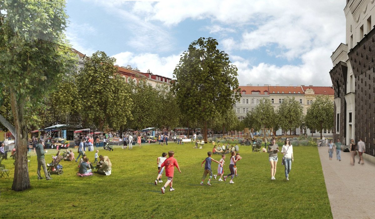 Revitalizace náměstí Jiřího z Poděbrad odstartuje do roku 2023