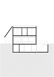 Vila Bôrik, PLURAL, LABAK - Řez podélný