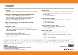 Krajiny geometrů, 6. konference Platformy městských architektů, Ostrava