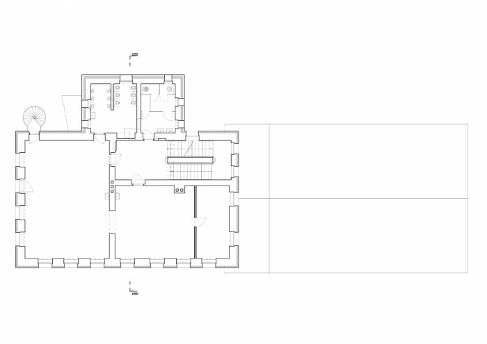 ZŠ Oslavice, David Prudík architekti, půdorys 2NP