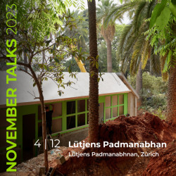 Oliver Lütjens a Thomas Padmanabhan jsou zakládající partneři kanceláře Lütjens Padmanabhan Architects a aktuálně hostující profesoři na ETH v Curychu.