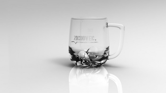Sabina Žáková, Nápojové sklo pro pivovar Zichovec - foto