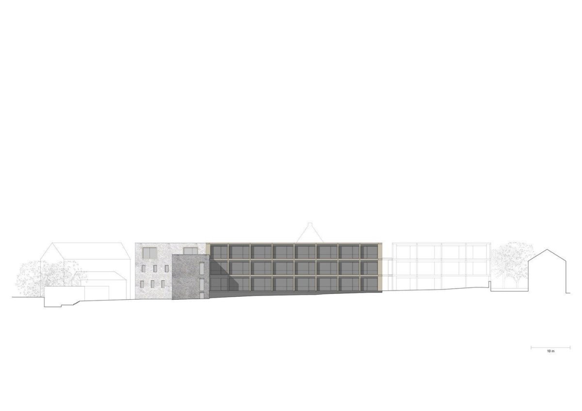 Jacoby Studios Headquarters, pohled, David Chipperfield Architects