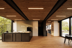 Ve Veselí nad Moravou vzniklo nové Bistro Dog in Dock podobající se lodi. Navrhlo ho architektonické studio Black n’Arch, postavené je z modulů.