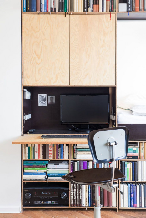 BY architects, Byt pro spisovatele - foto