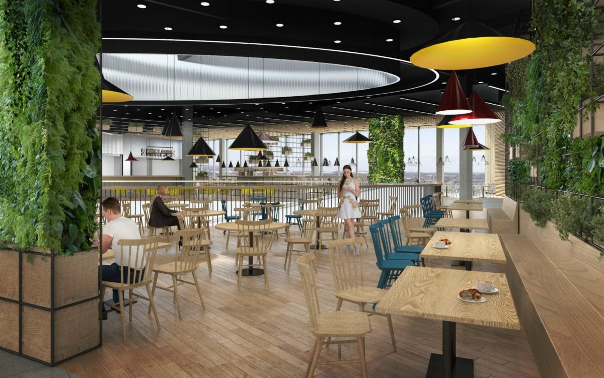 Rekonstrukce OC Futurum, interiér, ARCHI JAM Studio, zdroj : tisková zpráva