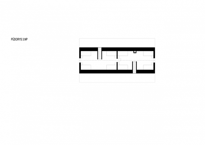 ADR s. r. o., Horská chata Horní Malá Úpa,  půdorys 3. NP – foto