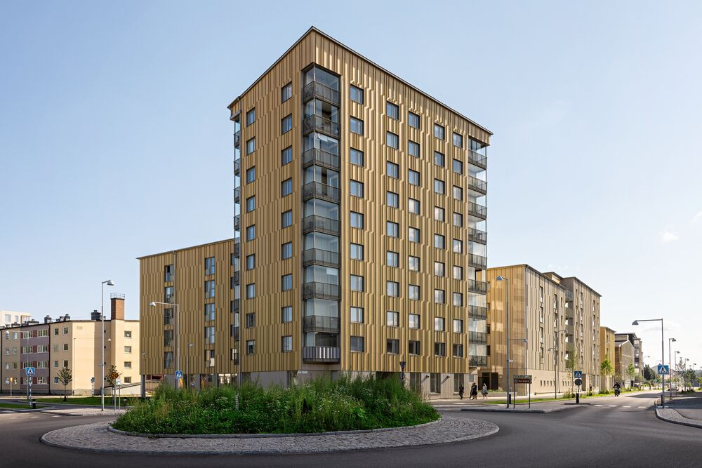 Development ve městě Skelleftea ve Švédku