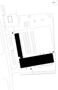 OK PLAN ARCHITECTS s.r.o., SKLADOVACÍ A PARKOVACÍ AREÁL BYCHL s.r.o. - situace