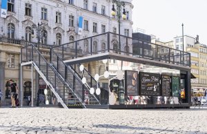 Kavárna POTMĚ, Praha.