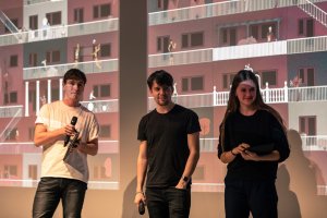 2. místo: Klarisa Kyselková, Petr Malásek a Ondřej Válek (FA VUT Brno)