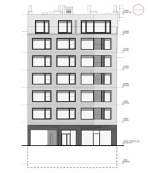 Čelní pohled, Bytový dům Nuselská,