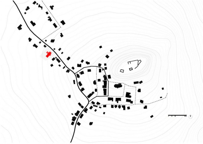 Engel House, situace, Vít Máslo, David R. Chisholm, CMC architects