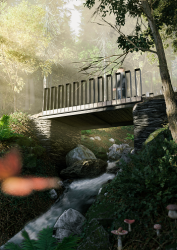 Studenti architektury ČVUT v Praze realizovali lávky do Krkonoš